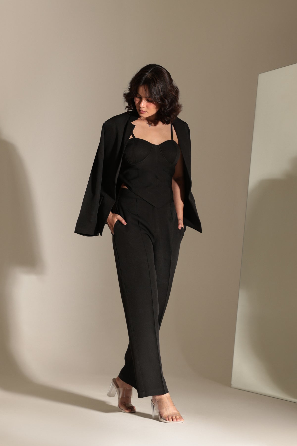 The Noir Tailored Set